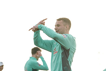 Niklas Schmidt im Trainingslager. 