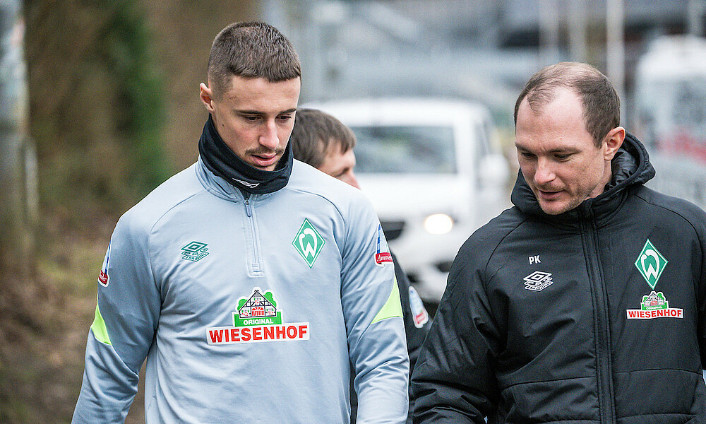 null Co-Trainer Patrick Kohlmann im Gespräch mit Marco Friedl