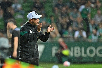 Markus Anfang beim Hannover-Spiel