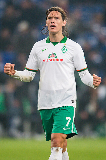 Jannik Vestergaard im Werder-Trikot