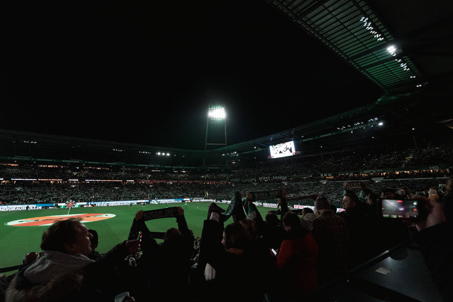 Ein Blick ins Weserstadion.