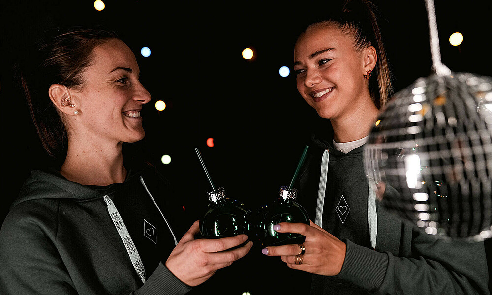 Maja Sternad und Michaela Brandenburg beim 