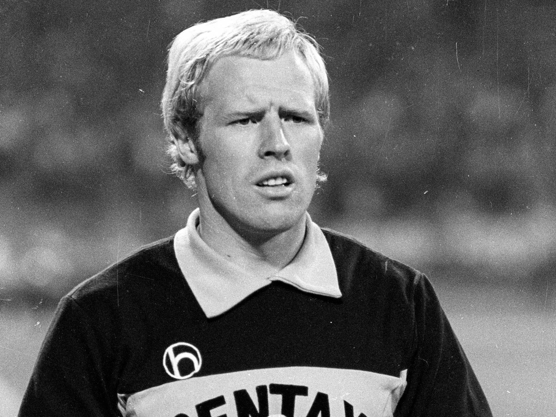 Ein Foto von Albert Voß im Torwarttrikot.