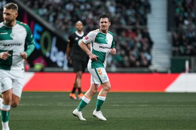 Zlatko Junuzovic im Werder-Trikot beim Abschiedsspiel von Diego.