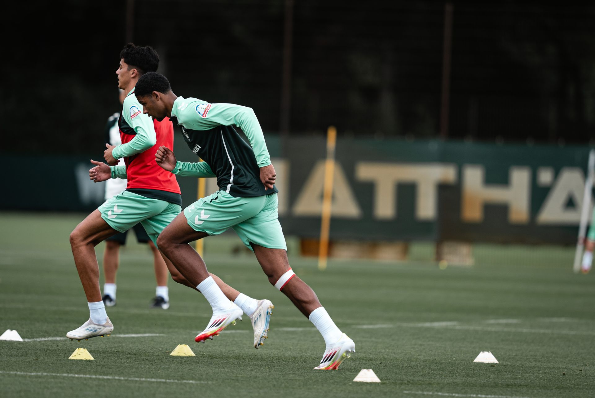 Salim Musah sprintet.