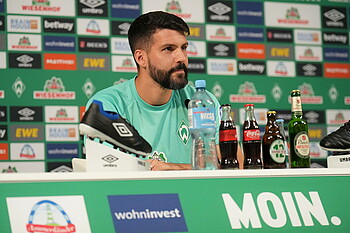 Anthony Jung in der Mixed Zone.