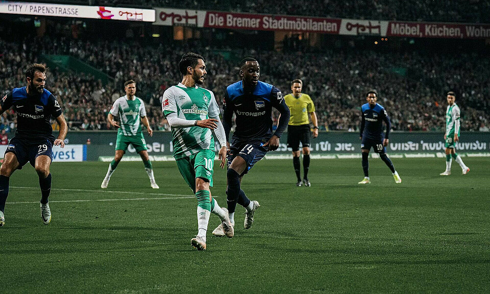 Leonardo Bittencourt im Spiel gegen Hertha BSC.