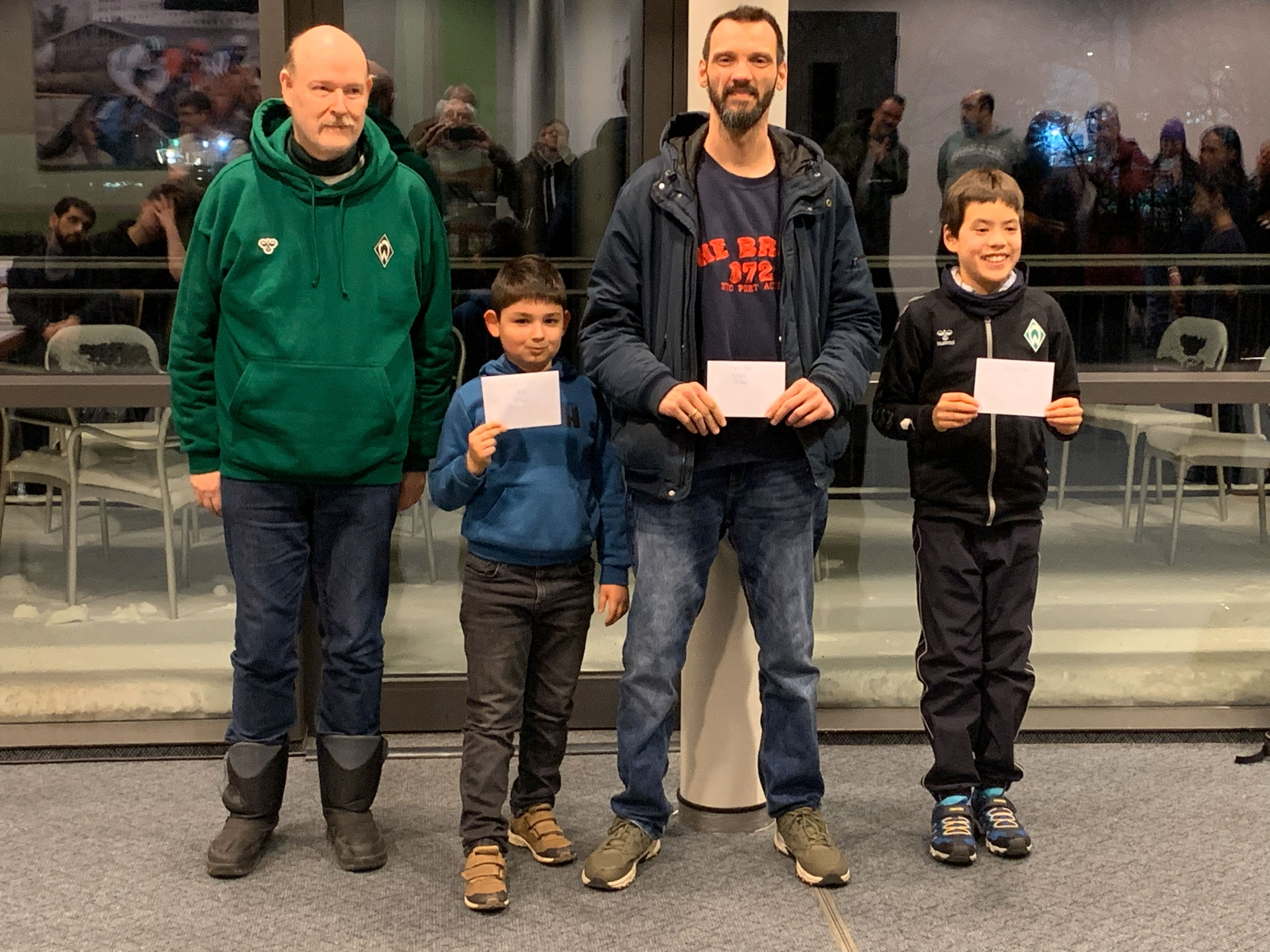 v.l.n.r.: Oliver Höpfner, Kaan Uz, Sascha Keil und Timo Kollmann