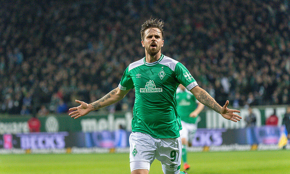 Martin Harnik jubelt.