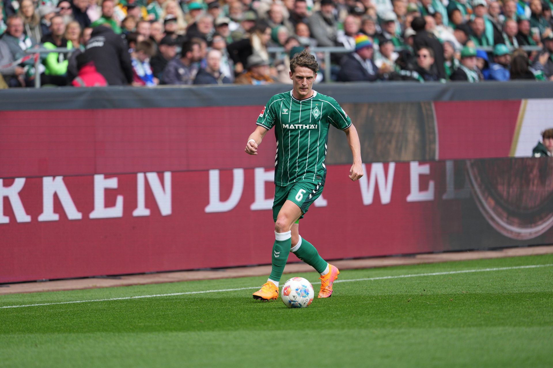 Jens in Action: Jens Stage feierte gegen St. Pauli sein 100. Pflichtspiel für den SVW