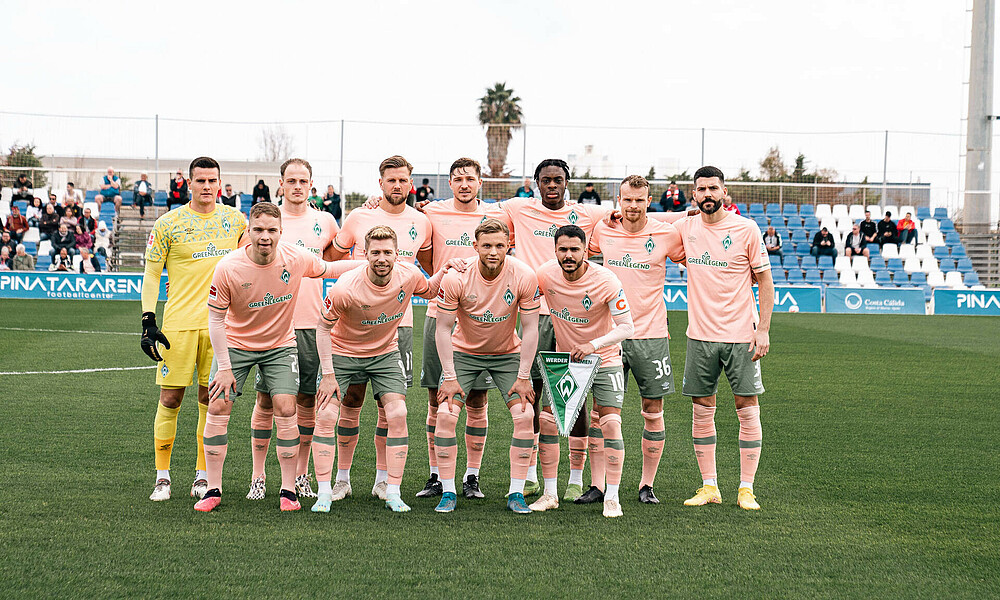 Die Mannschaft im Gruppenbild vorm Murcia-Test. 