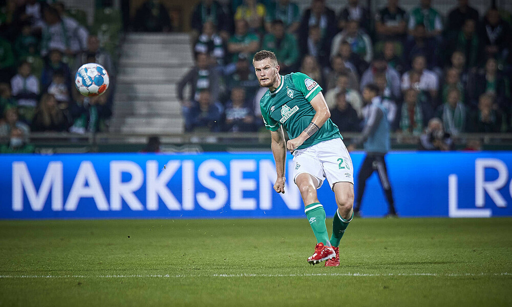 Lars-Lukas Mai ersetzte den verletzten Milos Veljkovic in der Abwehr 