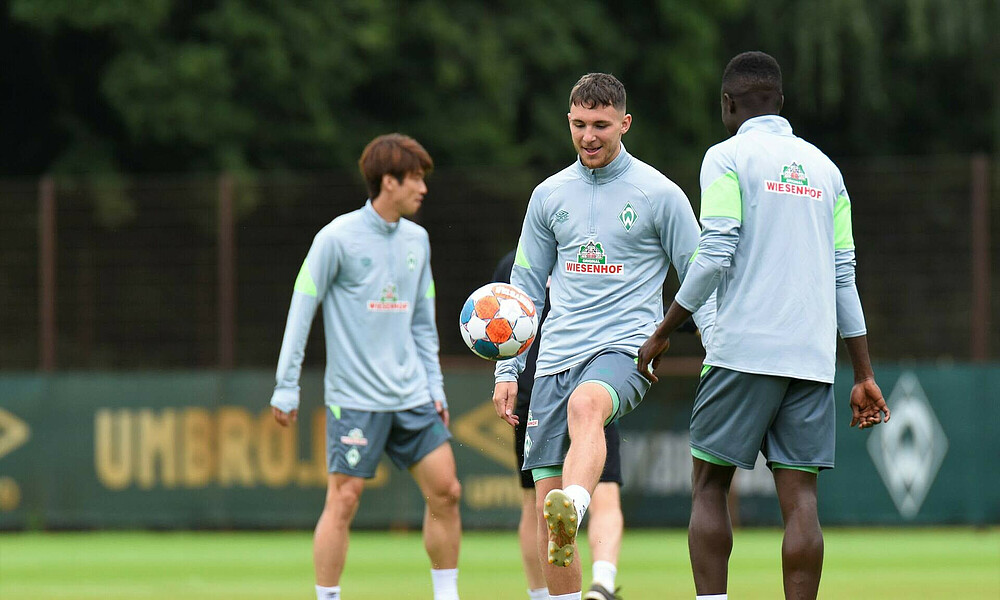 Oscar Schönfelder beim Training