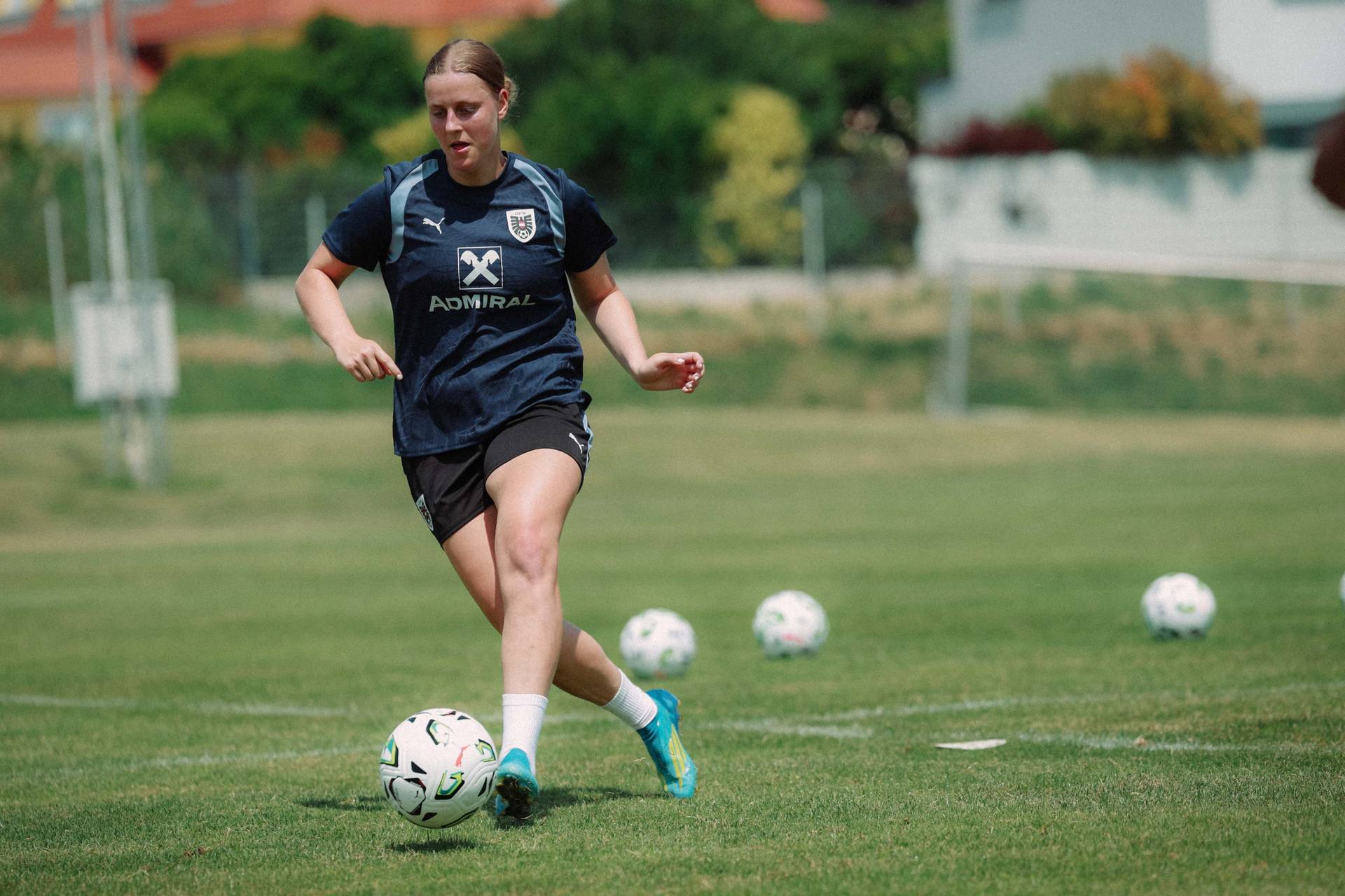 Sarah Gutmann im Training der österreichischen Nationalmannschaft.