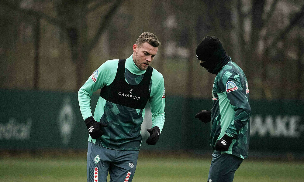 Marvin Ducksch beim Training.