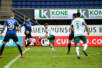 Romano Schmid erzielte in Paderborn das zwischenzeitliche 2:3 