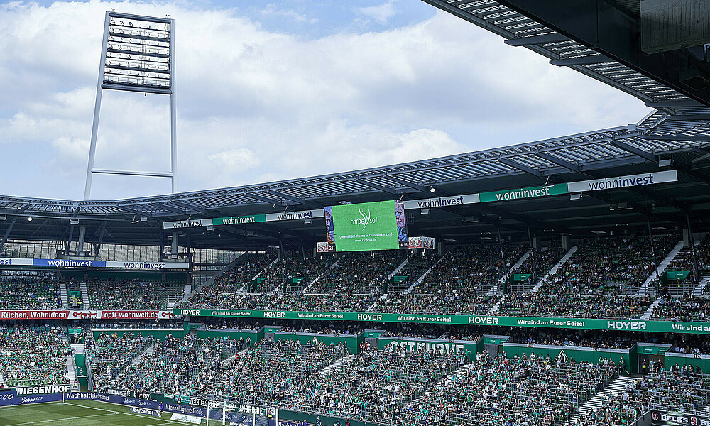 null Die Ostkurve des wohninvest WESERSTADIONs