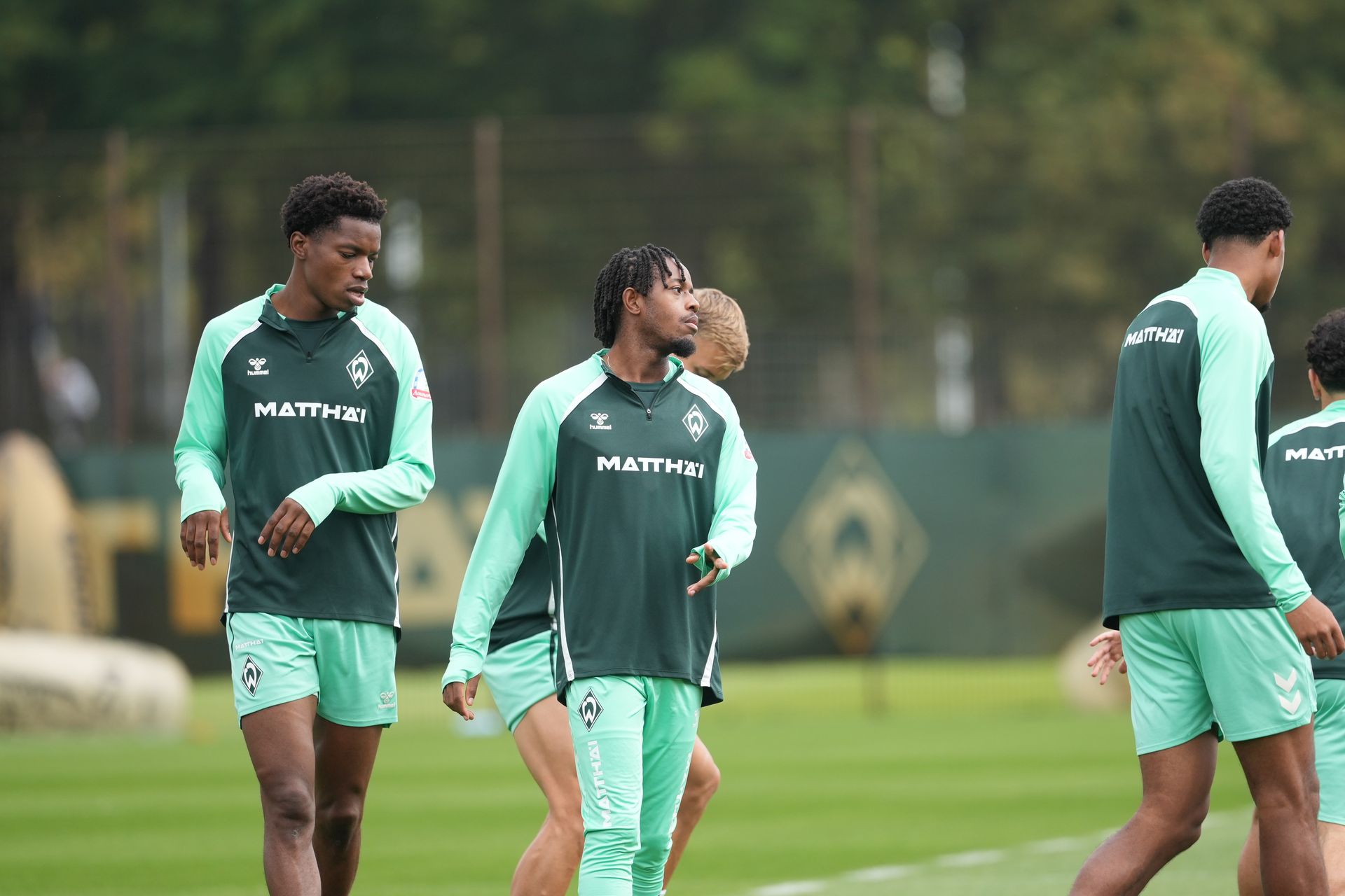 Mbangula im Mannschaftstraining