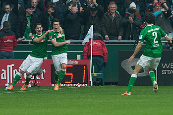 Der Treffer von Zlatko Junuzovic sichert den Sieg im 100. Derby 