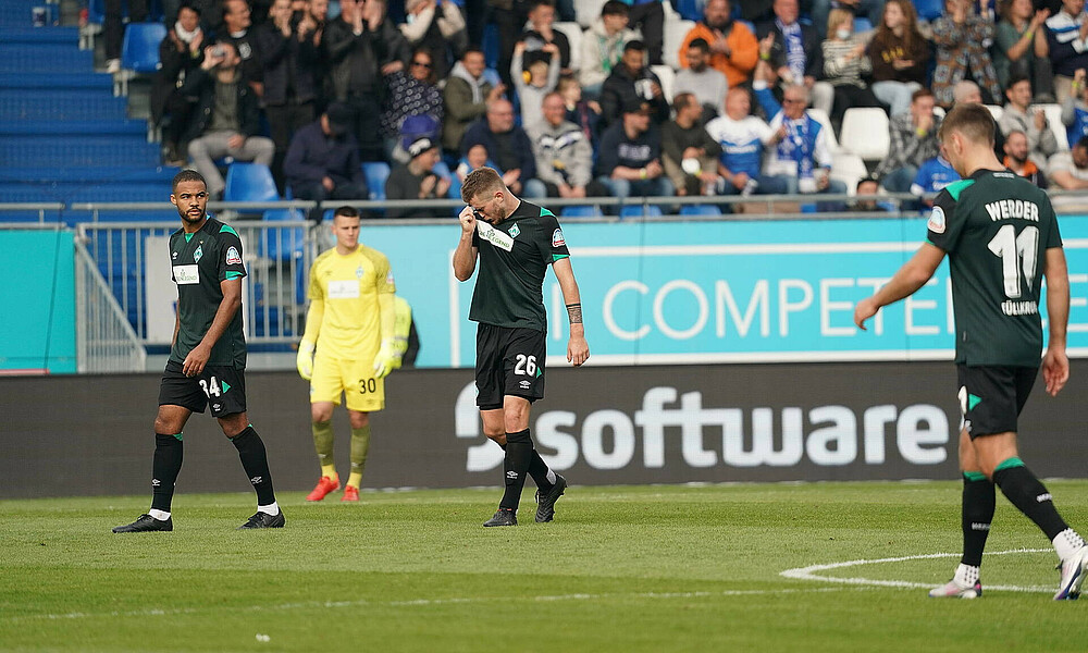 Der SV Werder verliert in Darmstadt deutlich mit 0:3
