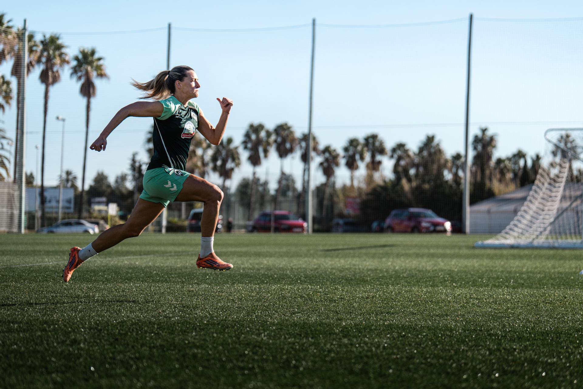 Medina Desic im Sprint.