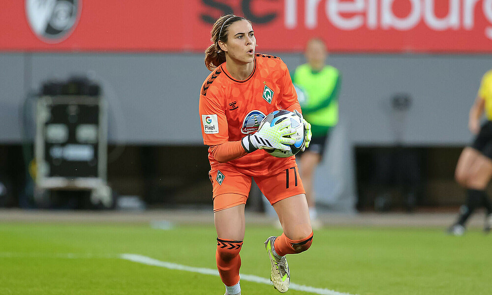 null Catalina Pérez im Einsatz für Werder Bremen.