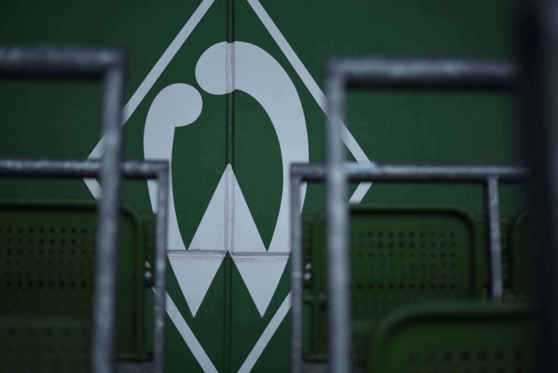 Ein Bild von der Werder-Raute in der Ostkurve.