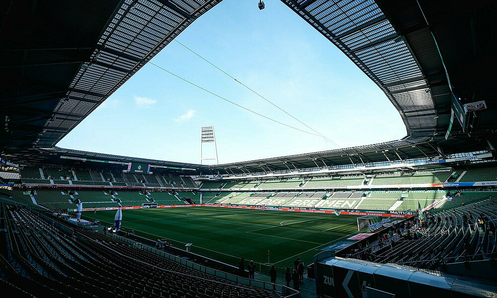 Ein Blick ins wohninvest WESERSTADION. 