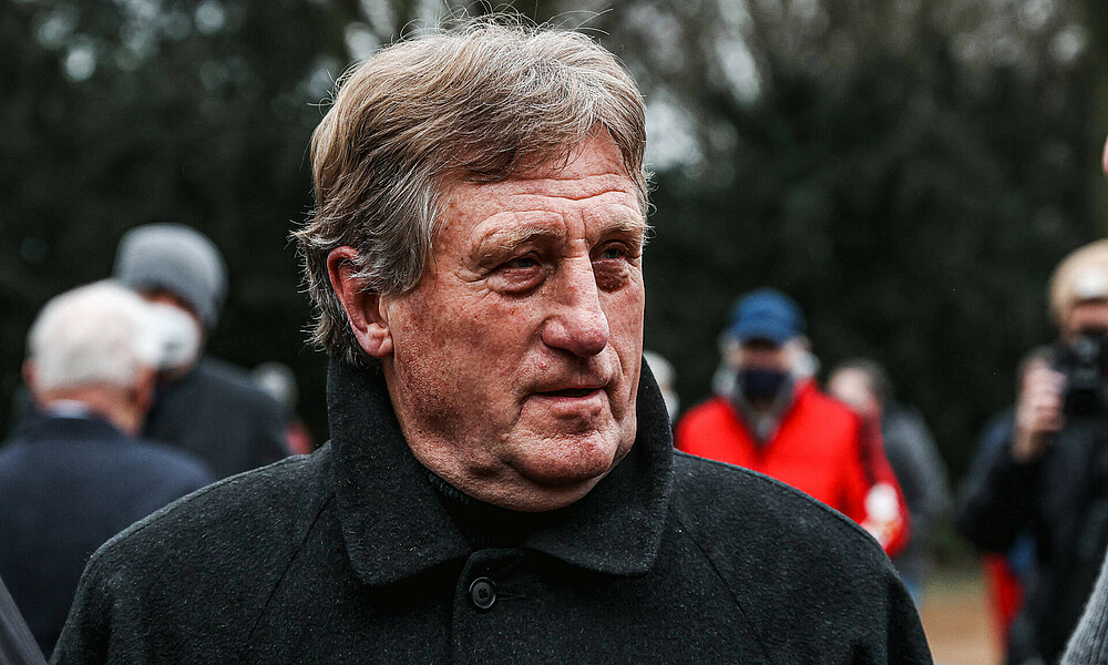 Klaus Fichtel auf dem Fußballplatz.