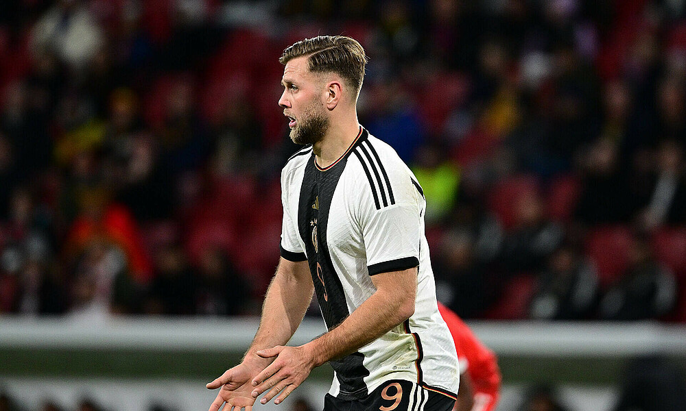 Füllkrug im Nationaltrikot