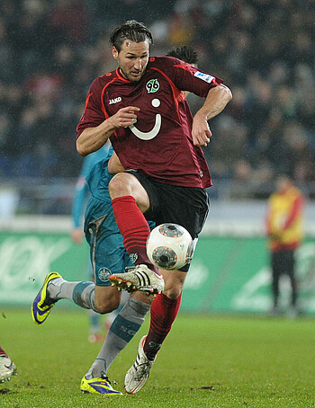 null Christian Schulz im Trikot von Hannover 96.