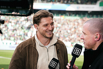 null Niklas Stark im Interview bei DAZN.
