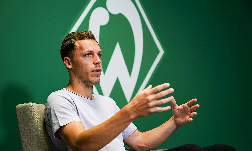 Senne Lynen während des Interviews.