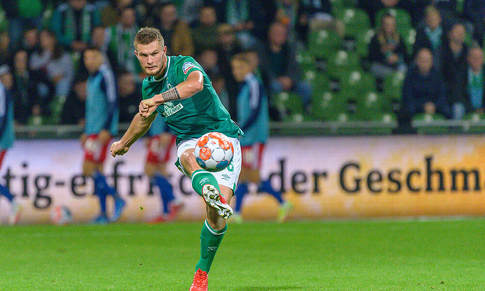 Lars Lukas Mai im Spiel gegen den HSV. 