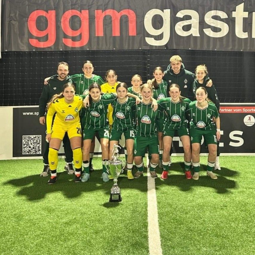 Gruppenfoto der U17-Juniorinnen.