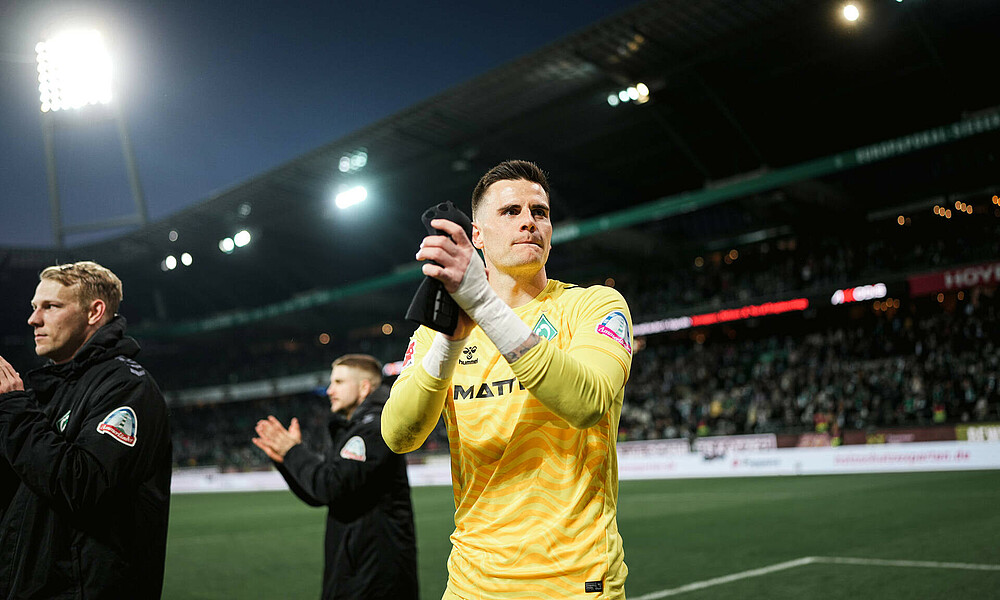 null Michael Zetterer auf dem Platz.