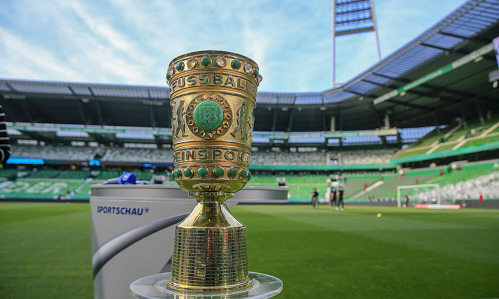 Ein Foto vom DFB-Pokal im wohninvest WESERSTADION. 