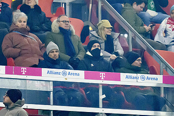 Ole Werner auf der Tribüne. 