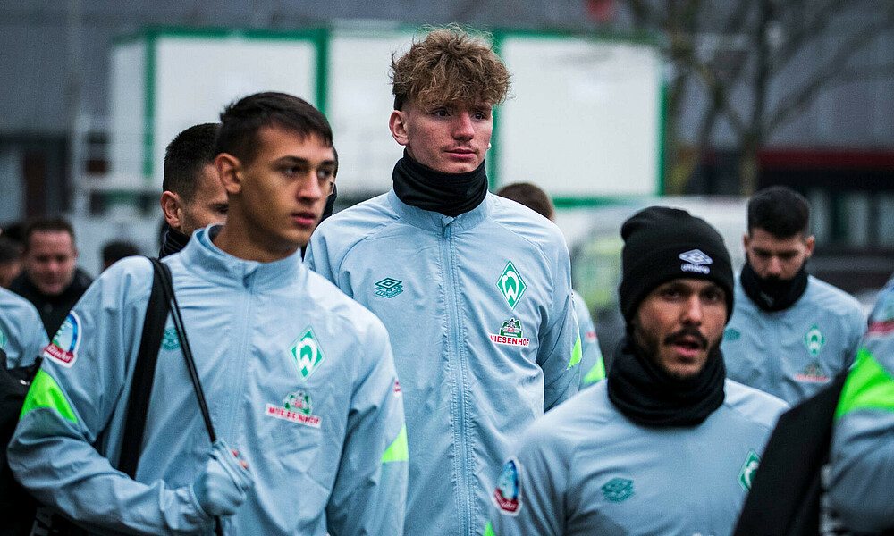 Nick Woltemade musste am Freitag mit dem Training aussetzen