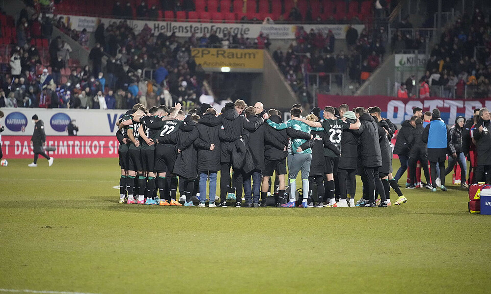 null Die Mannschaft von Werder Bremen in Heidenheim.