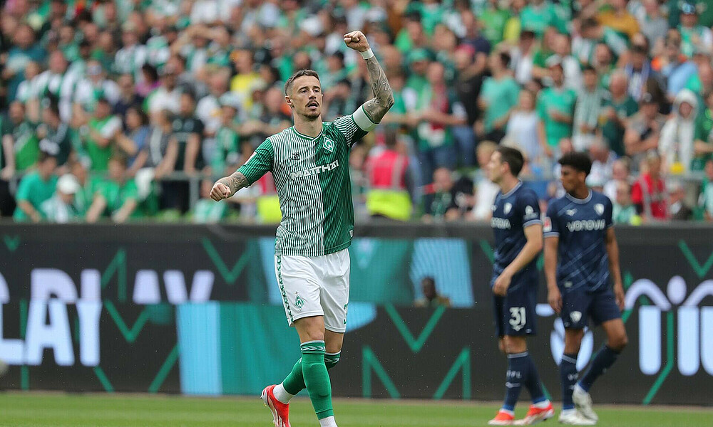 Marco Friedl ballt die Faust. 