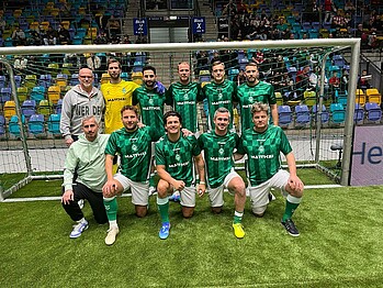 null Ein Mannschaftsfoto.