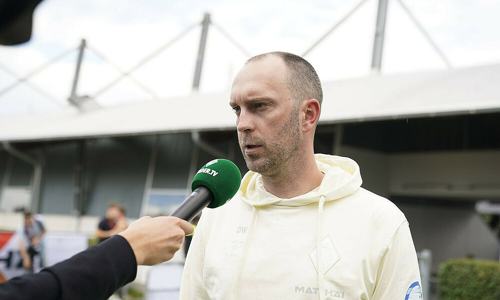 Ole Werner beim Interview. 