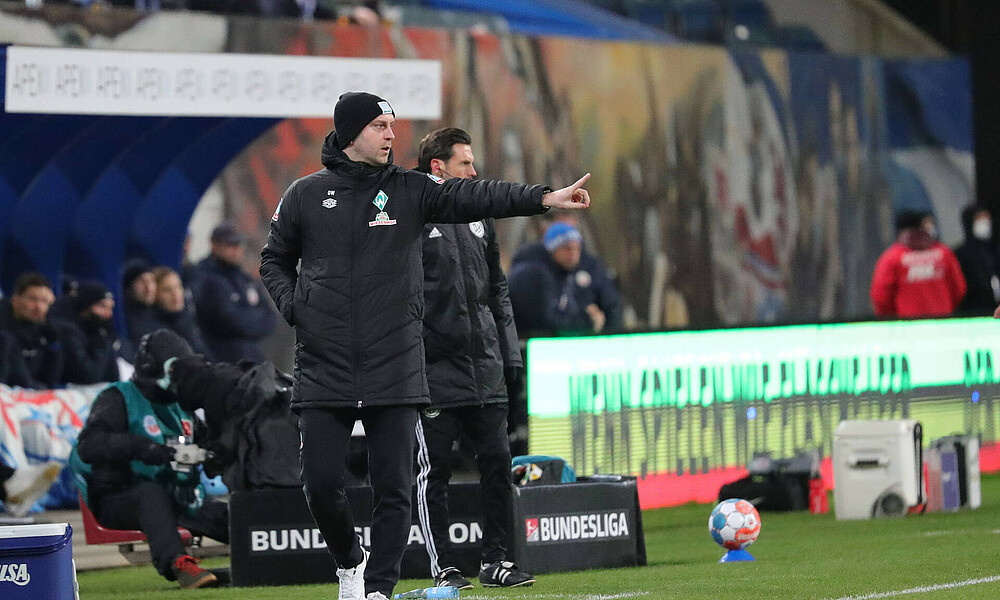 Ole Werner arbeitete mit seiner Mannschaft besonders am Offensivverhalten .