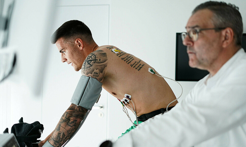 Michael Zetterer bei der Leistungsdiagnostik 2023/24