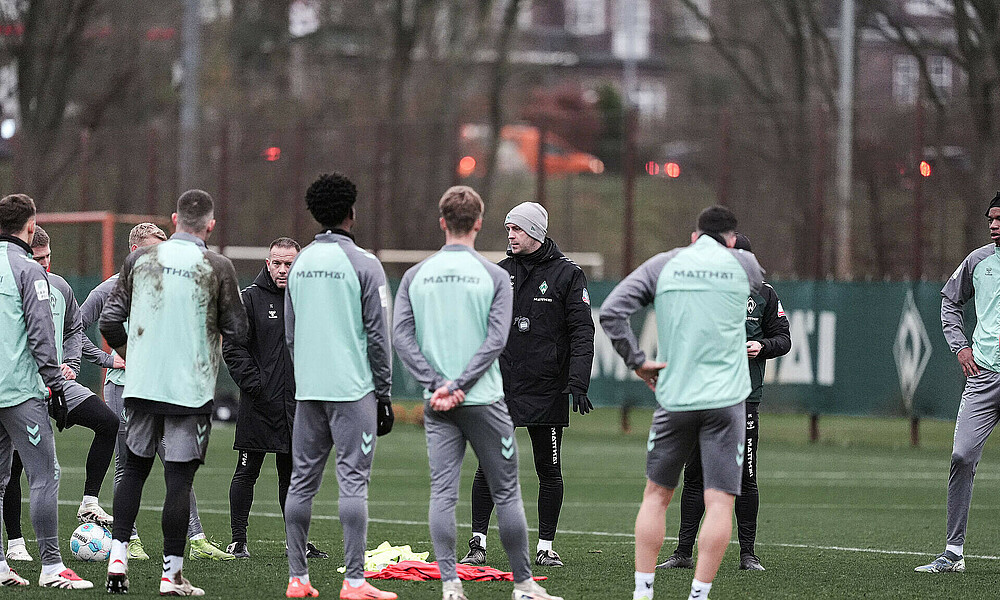 Ole Werner auf dem Trainingsplatz. 