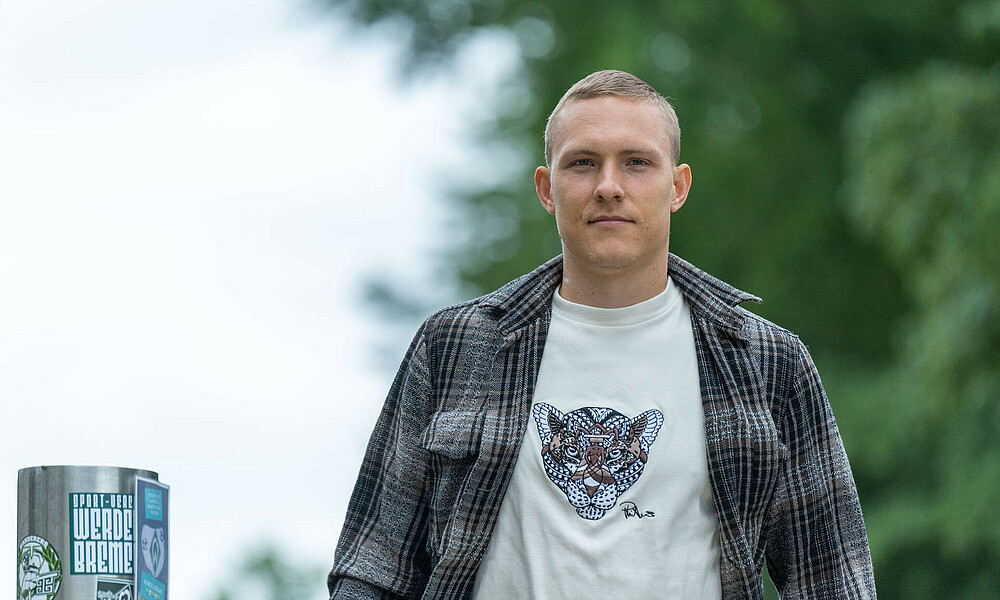 Ludwig Augustinsson auf dem Weg zum Training.