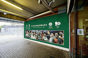 Legendenwand am wohninvest WESERSTADION