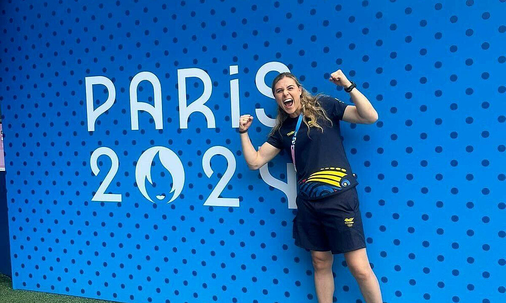 Catalina Pérez bei Olympia 2024. 