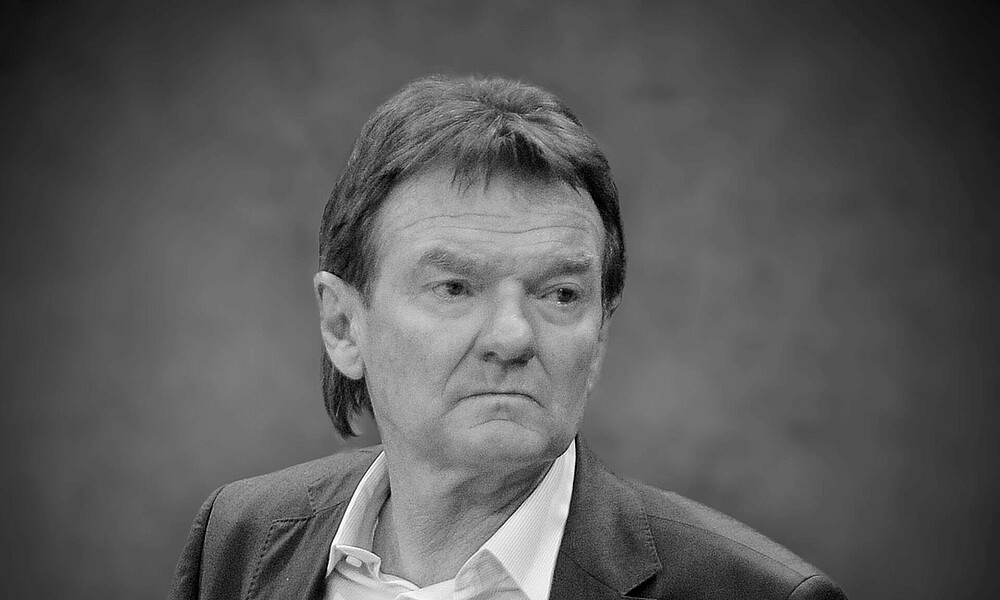 Egon Coordes als Schwarz-Weiß Foto